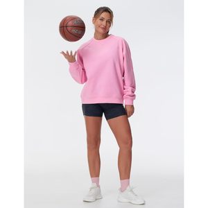 Sweat-shirt en polaire surdimensionné pour femme FOXA, coupe ample, col rond, manches longues, respirant, 100% polyester - Product Image 6