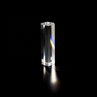 Tige de guidage lumineux en verre poli optique, tige en verre de quartz transparent de haute pureté 99,99 % pour l'éclairage LED et les équipements médicaux