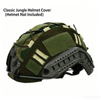 Housse de casque tactique en polyester pour casques de style FAST, fermeture réglable à scratch, légère, pour usage extérieur