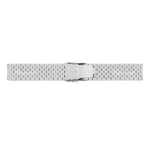 Maenwvo Vintage 20mm Elastic Stainless Steel Watch <b>Strap</b> Luxury Butterfly Clasp 20cm Band Collection Eco-Friendly Fashion - Product Image 2