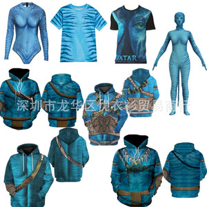 ชุดบอดี้สูทพิมพ์ลาย 3 มิติ สไตล์ภาพยนตร์ยุโรปอเมริกัน - ชุดเกราะซูเปอร์ฮีโร่แบบสวมกระชับรูปร่างสไตล์อวาตาร์ - Product Image 1