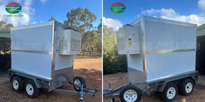 Contenedor <span class=keywords><strong>de</strong></span> almacenamiento portátil <span class=keywords><strong>de</strong></span> tamaño personalizado, remolques refrigerados pequeños, cámara frigorífica, remolque, Sala refrigerada móvil a la <span class=keywords><strong>venta</strong></span> - Product Image 5