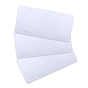 Auplex sublimación soporte de matrícula de aluminio placa de matrícula decorativa de coche volteando 12x6 pulgadas - Product Image 6