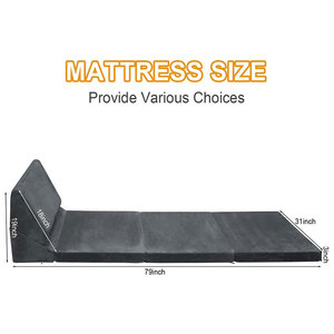 <b>Folding</b> Beanbag Mattress <b>Sofa</b> <b>Bed</b> Foam Mat Multifunctional Rectangular For Camping Picnic Office Nap Adult Child Pet Use - Product Image 2