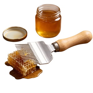 Forchetta per Disopercolatura del Miele con Manico in Legno, Strumento per Apicoltura Tipo Ago per la Raccolta del Miele - Product Image 3
