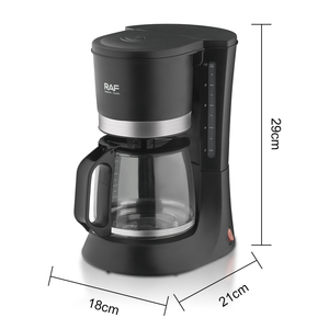 RAF 680W cafetière <span class=keywords><strong>filtre</strong></span> goutte à goutte machine avec 12 <span class=keywords><strong>tasses</strong></span> 1.2L capacité anti goutte à goutte nettoyage facile appareil ménager - Product Image 3