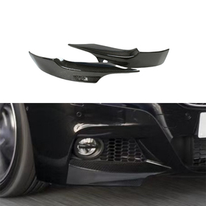 Pour Série 3 E90 E92 2009-2012, décoration d'angle de pare-chocs avant en fibre de carbone style MT - Product Image 2