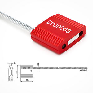 Scellé de câble haute sécurité AH-CS001 pour conteneurs, scellé à câble à serrage progressif - Product Image 6