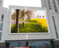 Écran LED numérique extérieur P8 10x10 LED fixe pour mur de bâtiment, affichage dynamique IP65 pour centre commercial