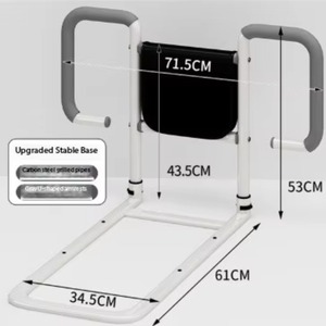 Adjustable Modern Metal Grab Bar Fall Prevention Medical Bed Rails Safety Furniture for Elderly Adults Assisting Hospitals - Product Image 1