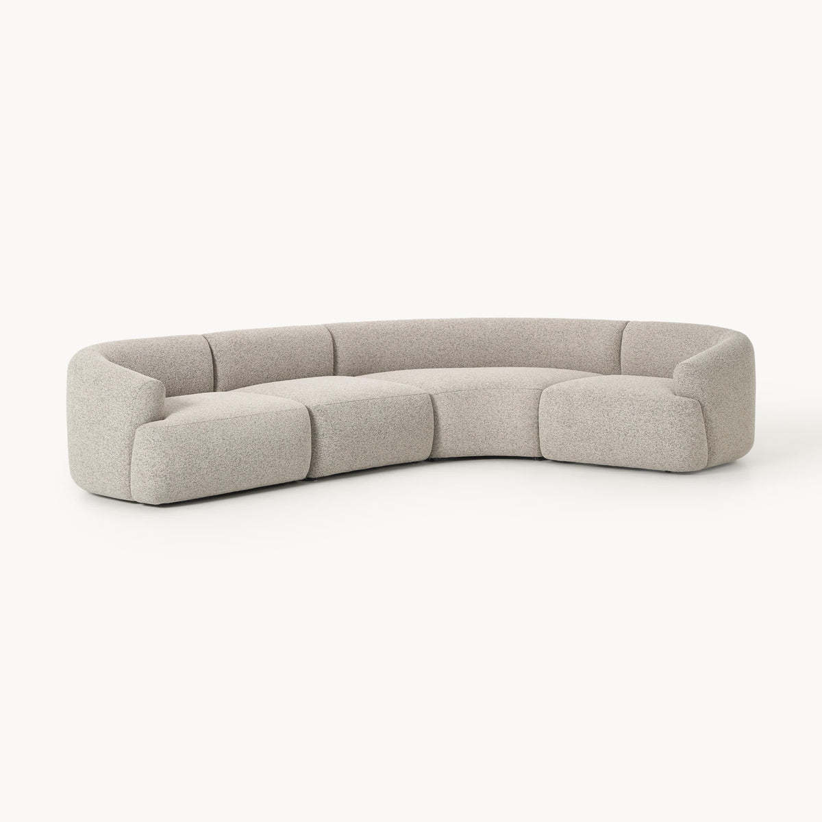Mélange bouclé beige