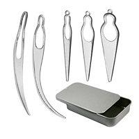 Outil d'Interverrouillage pour Dreadlocks et Locs, Aiguille à Crochet pour Tissage, Idéal pour Sisterlocks, Artisanat et Extensions de Cheveux