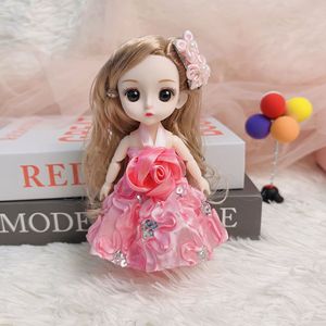 17cm realistica Mini sirena principessa bambola per alleviare lo Stress regalo di compleanno e di festa - Product Image 4