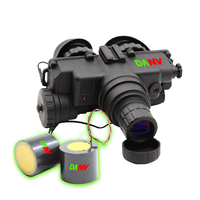 IREEDA Teropong Inframerah Penglihatan Malam Definisi Tinggi Bebas Genggam PVS 7 NVG Kacamata Penglihatan Malam yang Dipasang di Helm