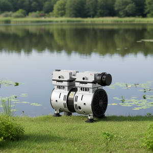 Système d'aération de bassin Vevor 5.2CFM, compresseur d'air 3/4 HP pour l'aération d'un lac de 3 acres en aquaculture, avec 1 diffuseur et 100 pieds de tuyauterie - Product Image 2