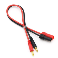Fiche banane 4mm vers XT90 XT60 AS150 EC5 TRX Tamiya Deans T Plug Câble de charge 12AWG 30cm pour RC Lipo Battery Toy Accessoires