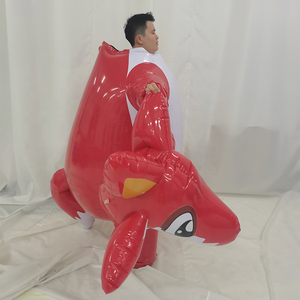 OEM ODM ha personalizzato la tuta di plastica gonfiabile del Costume di volpe di pubblicità gonfiabile animale per la fiera di affari - Product Image 3