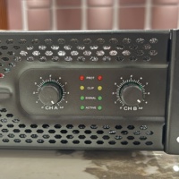 Peralatan suara 2 saluran, kelas H 2X400w kuat 2 saluran Audio Amplifier profesional untuk Subwoofer