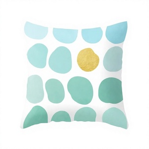 Housse de coussin à motif géométrique, design minimaliste carré, housse de coussin décorative pour canapé, salon, maison - Product Image 1