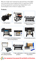 Printer Lainkjet A2 DTF Printer Shaker Combo Harga Terbaik 42cm 16in Printer DTF untuk Bisnis Percetakan Transfer Panas Pakaian Kustom