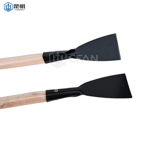 Grattoir à long manche avec lame en métal et manche en bois, outil de nettoyage domestique durable pour l'élimination de la rouille et de la peinture sur terrasses - Product Image 3