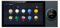 Tout-en-un Produits pour la maison intelligente Zigbee Hub Wifi Passerelle 6 pouces Tuya Alexa Écran tactile Panneau d'interrupteur en verre Contrôle central mural F6