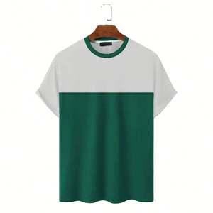 Camisetas de Verano Cómodas e Informales para Hombre, Lisas, para Sublimación, de Lona Lavada, Corte Regular, Ecológicas y Transpirables - Product Image 1