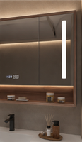 Comptoir de salle de bain d'hôtel en pierre frittée moderne avec lavabo intégré, sur mesure, étanche, fabricant OEM ODM
