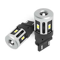 Ampoule de signal Canbus fabriquée en usine 3000K conception de ventilateur 3157 1157 T20 LED ampoule de feu de recul de freinage 12V 24V sans erreur