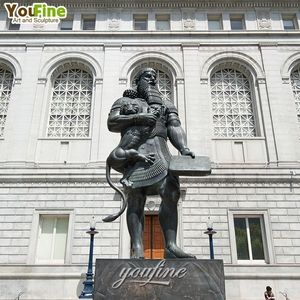 Estatuas de bronce asirio de fundición griega clásica al aire libre de tamaño Llife - Product Image 4