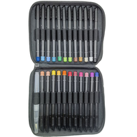 Marqueur de peinture à l'eau lavable Bestationery en gros, promotionnel, pour coloriage et graffiti, avec pointe pinceau et logo personnalisé