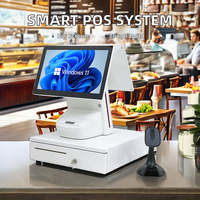 Sistema POS con Pantalla Táctil Capacitiva Android/Windows de 15.6'', Fabricante de Terminales OEM/ODM, Caja Registradora Inteligente Avanzada