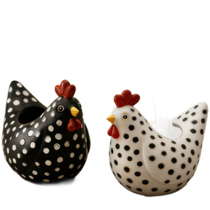 Maceta Creativa de Resina con Forma de Pollo y Patrón Circular para Decoración de Plantas de Interior en Escritorio - Product Image 5