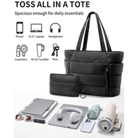 Nouveau sac fourre-tout matelassé pour femmes, sac à main léger pour le travail, sac à main matelassé pour enseignantes, infirmières, sac à bandoulière pour l'école, les voyages, la salle de sport