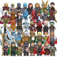 Famous Super Heroes Figures for Kids, Iron Spider Bricks