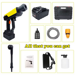 घरेलू परियोजनाओं के लिए कप क्षमता के साथ बैटरी चालित मिनी उच्च दबाव स्प्रे बंदूक - Product Image 2