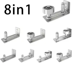 Guía de piso de puerta de granero de acero inoxidable ajustable Guía inferior de ventana deslizante con accesorios de puerta y ventana de diseño inferior al ras - Product Image 6