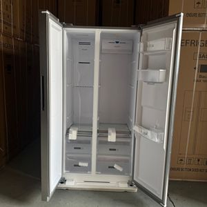 Réfrigérateur-congélateur à portes françaises, électrique, à refroidissement par air, sans givre, à technologie Inverter, avec distributeur d'eau, silencieux et économe en énergie - Product Image 3
