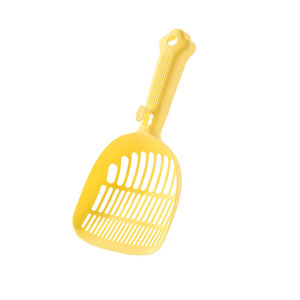 Grande pelle à litière en plastique à long manche pour chats, anti-fuite, fournitures pour chats, outil de ramassage de litière, vente en gros pour animaux de compagnie - Product Image 2