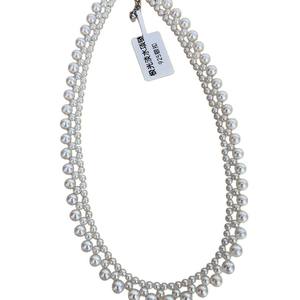 Collar de Doble Capa Francés de Oro de 14K de Lujo para Otoño e Invierno, Cielo Estrellado Largo con Perlas de Agua Dulce, Cadena de Suéter de Lujo Ligero - Product Image 5