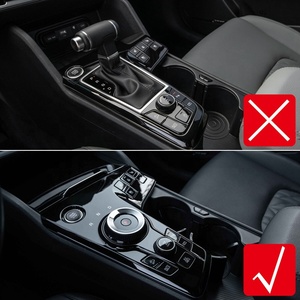 Accessoires de décoration intérieure en fibre de carbone WZXD, garnitures en plastique, garniture de commande de fenêtre pour Sportage 2022 2023 - Product Image 4