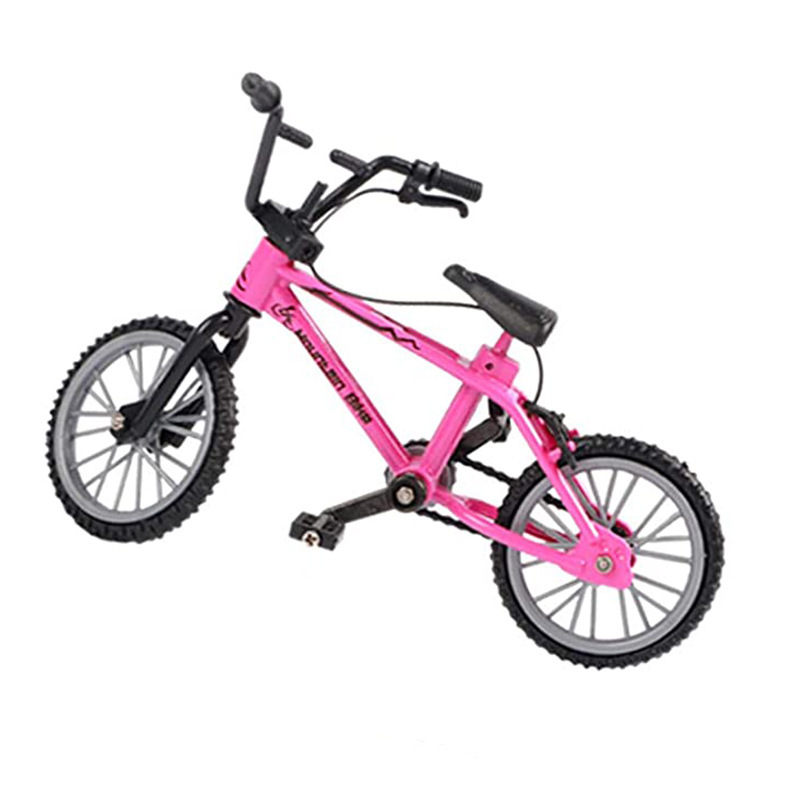 Lot De 4 Mini-vélos De Montagne – Échelle 1:18, Alliage, 4 Couleurs, Jouet Doigt, Collection, Décoration