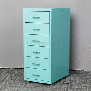Phổ Biến Stylish Nhỏ Kim Loại Dọc <span class=keywords><strong>6</strong></span> Ngăn Kéo Tủ/Đa Ngăn Kéo Kim Loại Lưu Trữ Nội - Product Image 2