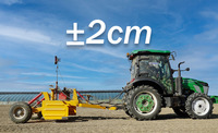 Système de nivellement laser SunNav AG810 avec boîtier de commande, modes automatique et manuel pour le nivellement des terres agricoles CB808+