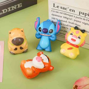 ของเล่นบีบ TPE นุ่มนิ่ม บรรเทาความเครียด ตกแต่งโต๊ะน่ารัก การ์ตูน ของขวัญเด็ก 2-4 ปี สำหรับเด็กทั้งชายและหญิง - Product Image 1