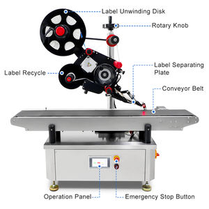 Automatische Sticker <span class=keywords><strong>Label</strong></span> <span class=keywords><strong>Applicator</strong></span> Kartonnen Doos Labeler Machinetop Zijde Vlakke Oppervlakte Hoek En Etiketteermachine - Product Image 5