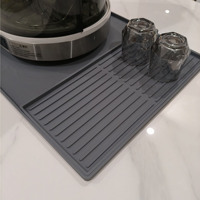 Kaffee maschine Silikon matte Bar Abfluss matte Küchen trockner Matte Tisch becher Isoliertes Tablett