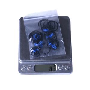 Multicolor 10 pcs/sac Outil de pêche en plastique <span class=keywords><strong>Anneau</strong></span> en caoutchouc Canne à pêche Easy Hook Keeper Holder for Hanging Bait Lure - Product Image 2