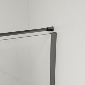 Panel <span class=keywords><strong>de</strong></span> <span class=keywords><strong>ducha</strong></span> deslizante individual <span class=keywords><strong>de</strong></span> vidrio <span class=keywords><strong>de</strong></span> seguridad reforzado <span class=keywords><strong>de</strong></span> 8mm para gimnasio, baño, apartamento, Hotel, marco <span class=keywords><strong>de</strong></span> aluminio <span class=keywords><strong>con</strong></span> bandeja rectangular - Product Image 4