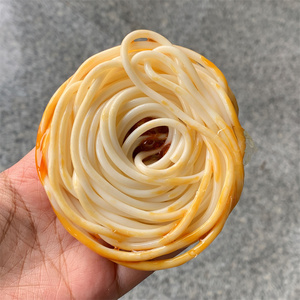 Pasta de trigo duro con forma de espagueti, salsa boloñesa, aceite artificial para freír, decoración de plástico, juguetes de cocina. - Product Image 3
